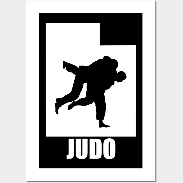 Utah Judo (w/ Text) Wall Art by Ruiz Combat Grappling